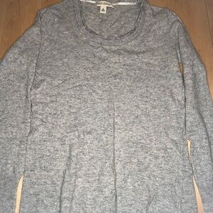 Banana Republic Light Gray Knit Top
